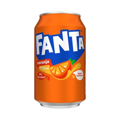Lata de Fanta naranja