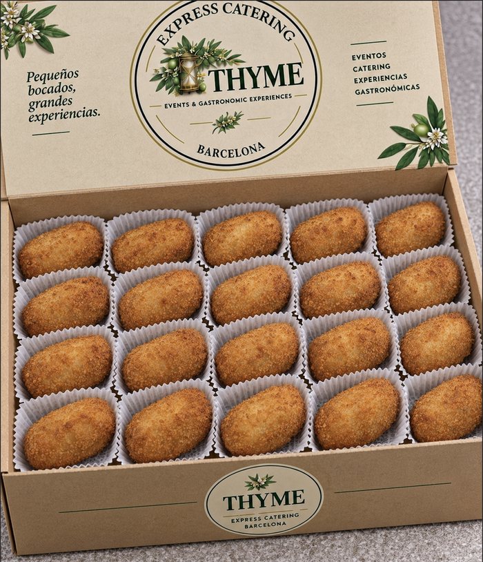 Caja de croquetas artesanales THYME